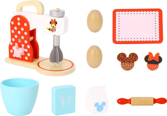 Disney Bakset Minnie Mouse Junior 9 X 12 Hout 10-delig