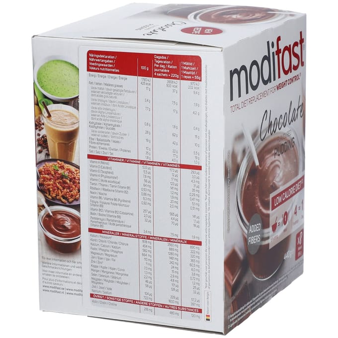 Modifast Intensive Choco Flavoured Pudding 8x55g