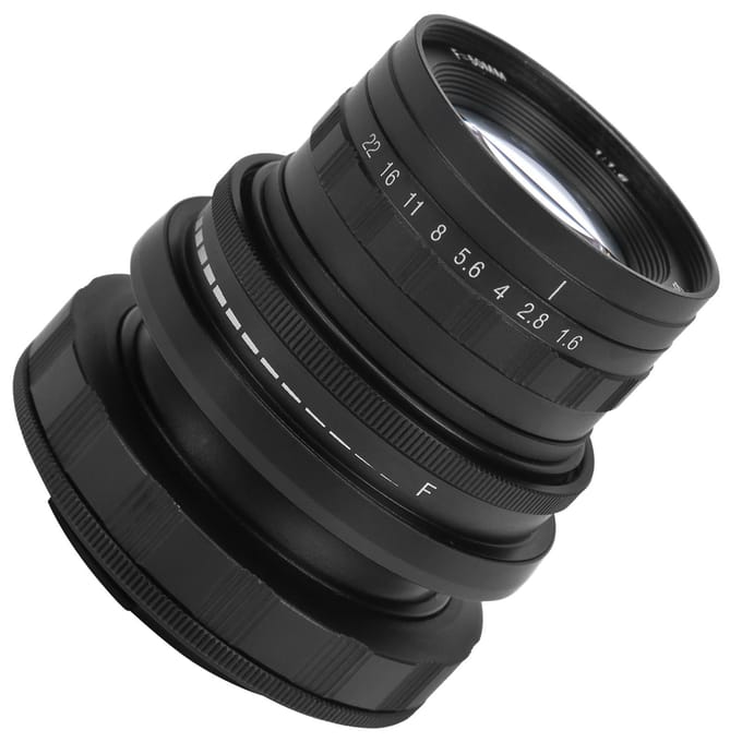 50mm F1.6 E-mount Tilt-Shift Handmatige Full-Frame Lens voor Sony A9 A7 Serie Spiegelloze Camera black