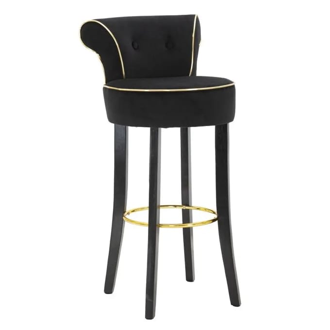 Barkruk Luxy Black 46×48×96 cm