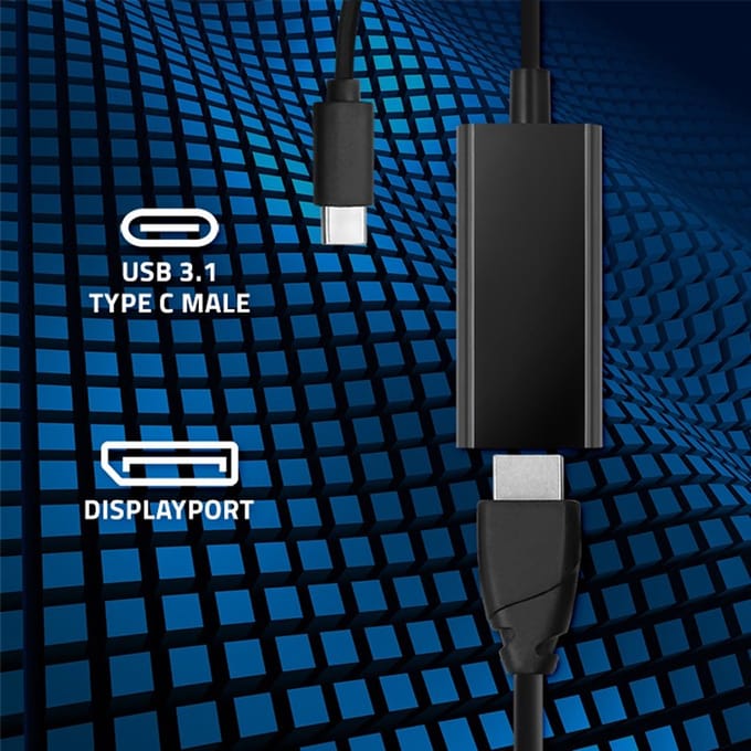 Qoltec USB-C 3.1-adapter |   DisplayPort |   4K |   MHL