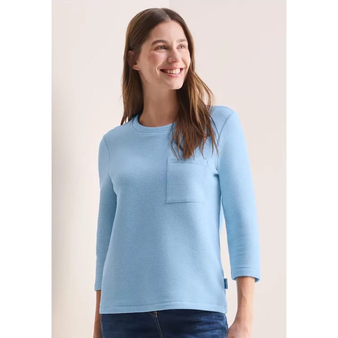 Kort gestructureerd shirt