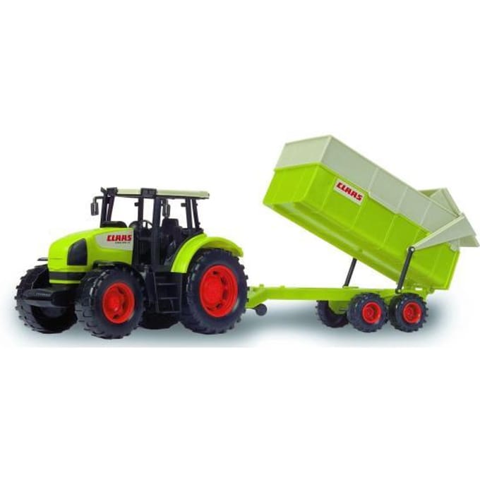 Dickie Ares tractor met trailer Voertuigen Speelgoed voertuigen Diverse speelgoedvoertuigen