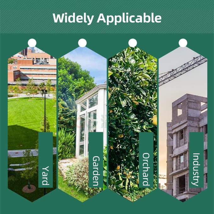 Impulssprinkler op intrekbare driepootbasis, zware zinklegering watersproeier voor tuin gazon Spike Base gray