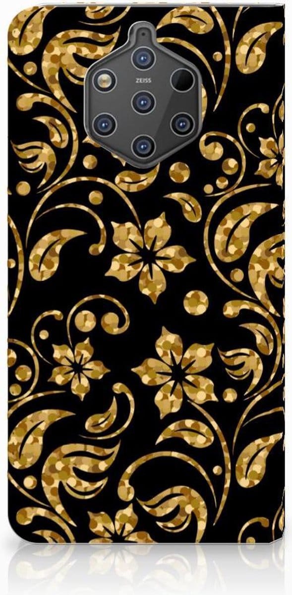 Nokia 9 PureView Smart Cover Gouden Bloemen