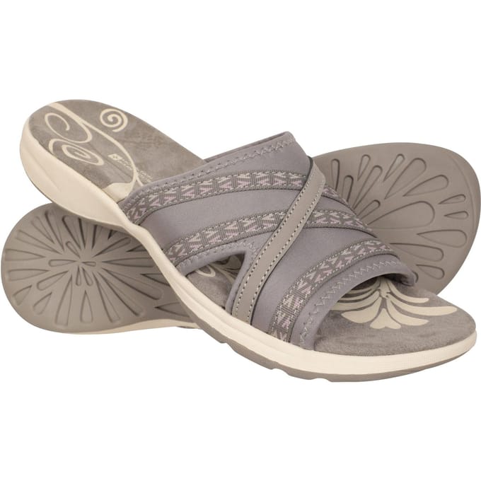 Mountain Warehouse Dames/Dames Comfort Crest Slip-on Sliders (Grijs)