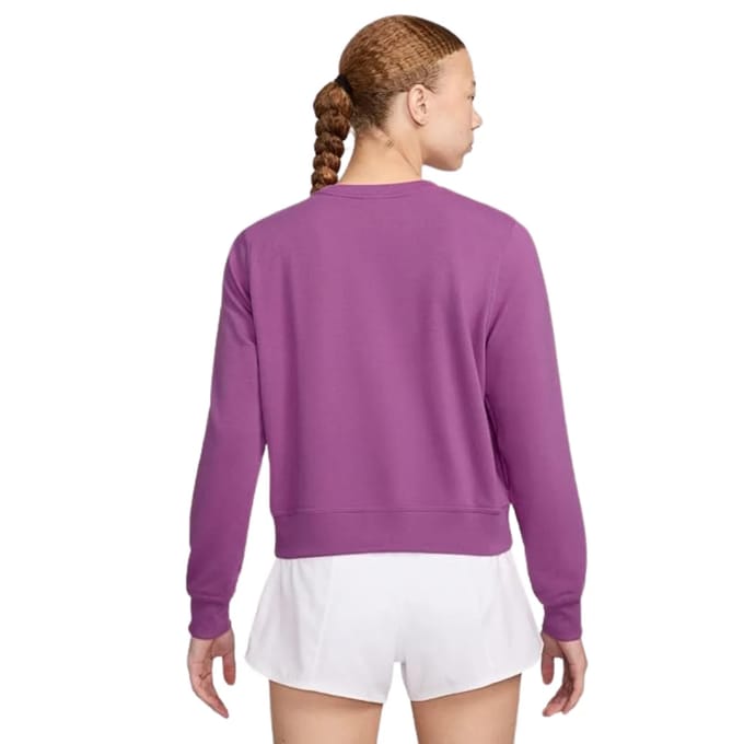 Nike Sweatshirt Met Klein Swoosh-logo In Fuchsia