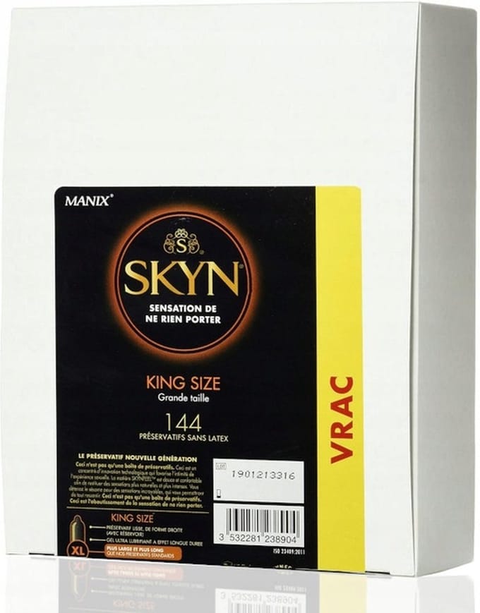 Mates Skyn King Size 144 Latexvrije condooms grootverpakking