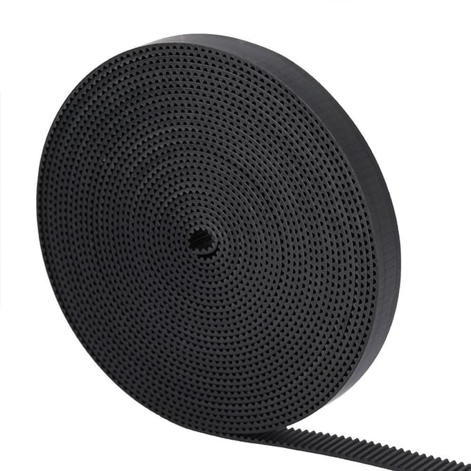 10 mm brede 2GT rubberen synchrone distributieriem voor 3D-printers(10m) 5m black