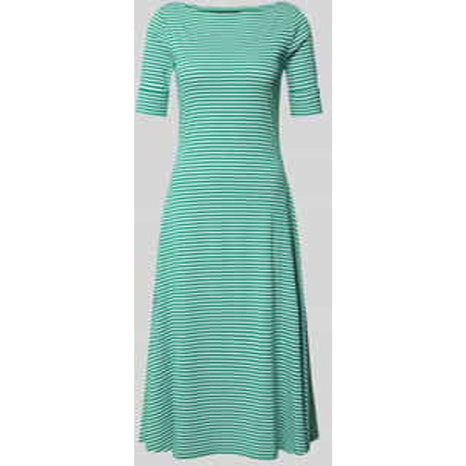 Midi-jurk met boothals Model 'MUNZIE'