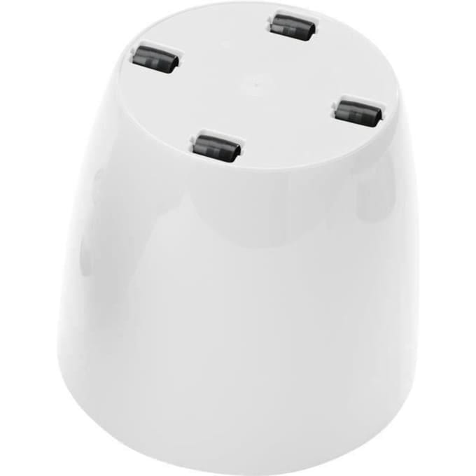 GARDEN ID – Shiny Blanc cache-pot – 35 x 32 cm – Met wielen