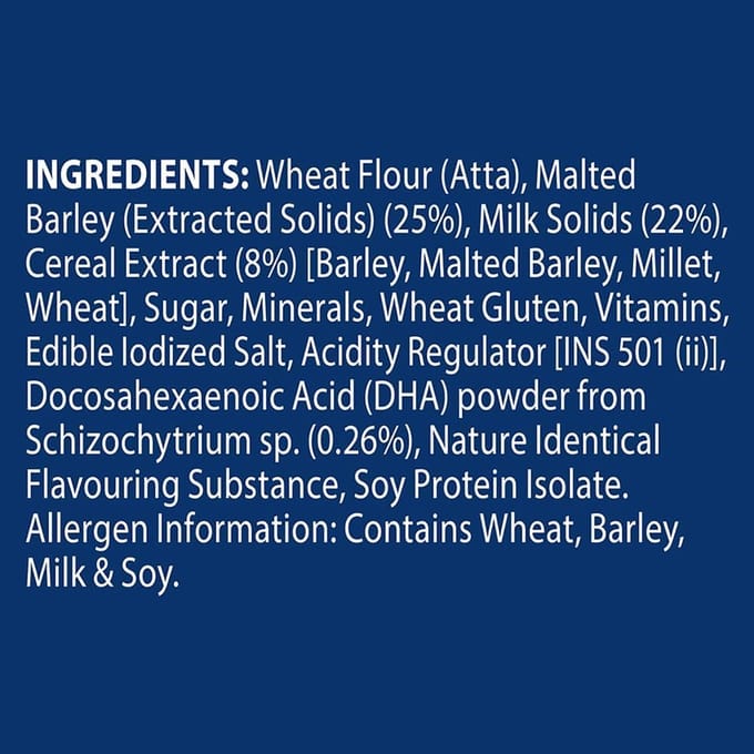 Boisson Nutritionnelle Horlicks Junior Vanille Pour Tout-Petits Pot 500 g Avec Vitamines Et Minéraux