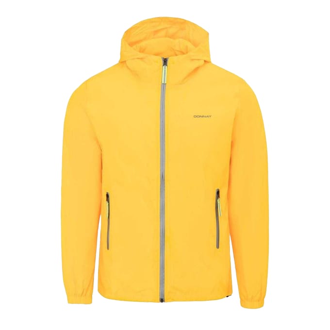 Donnay Heren Lichtgewicht Jas met Capuchon (Geel)