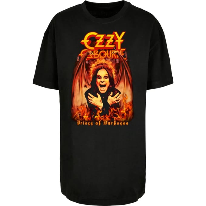 Dames-T-shirt oversized Merchcode Ozzy Osbourne - Demon Wings