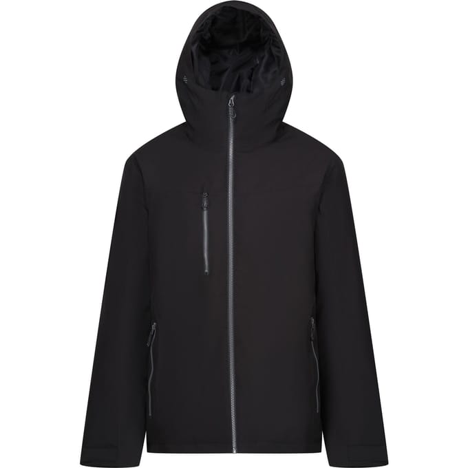 Regatta Waterdicht herenjack Navigate (Zwart/Seal Grijs)