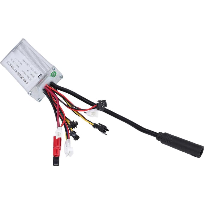 Elektrische Fiets Controller 15A Aluminiumlegering Borstelloos     Controller met Lichtdraad voor 250W Motor Modificatie white
