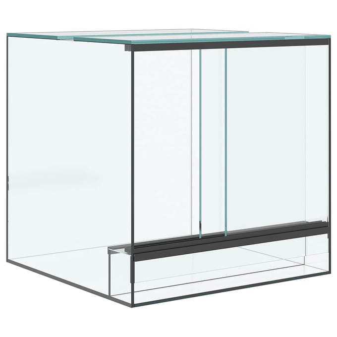 vidaXL Terrarium met opslag Transparant 30 x 30 x 30 cm Glas