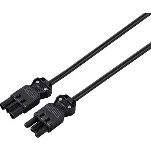 Sygonix SY-6676366 Verlengkabel Zwart 7.5 m