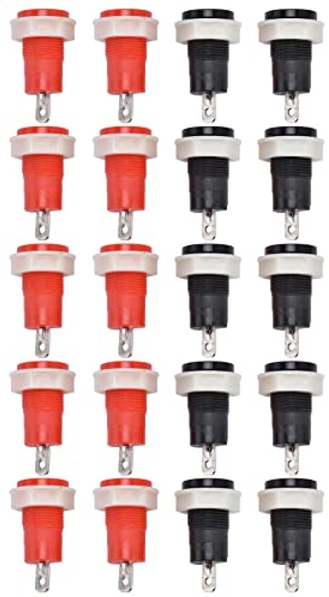 Banana Female Jack Connector - 4mm Solder Type - 10 Stuks
