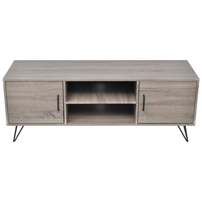 vidaXL - Tv-meubel - 120x40x45 - cm - grijs