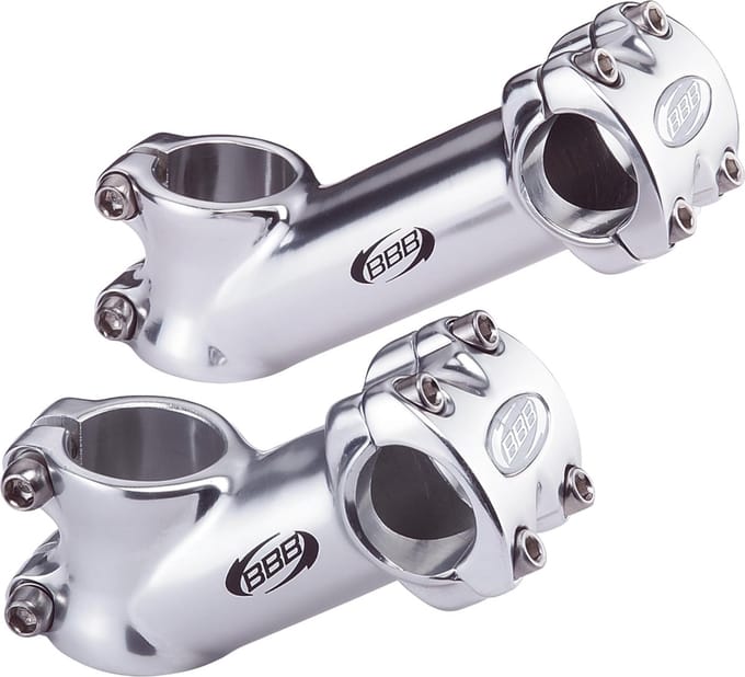 BBB BHS-24 HighRise 35D stuurpen Lengte 110 mm zilver