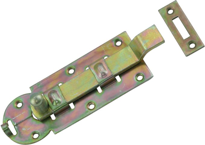 Starx rolschuif - met bocht en sluitplaat - 140 mm - geel