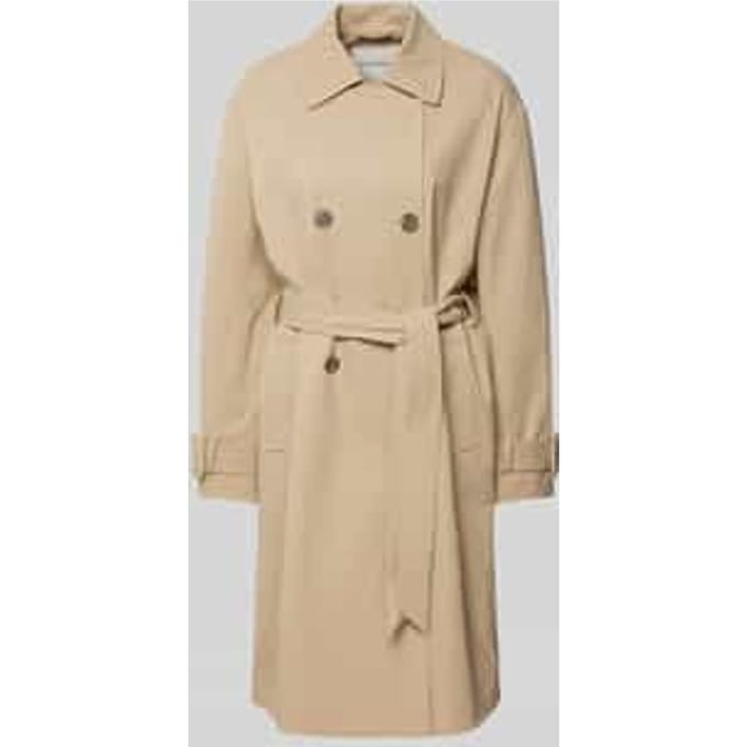 Trenchcoat met strikceintuur