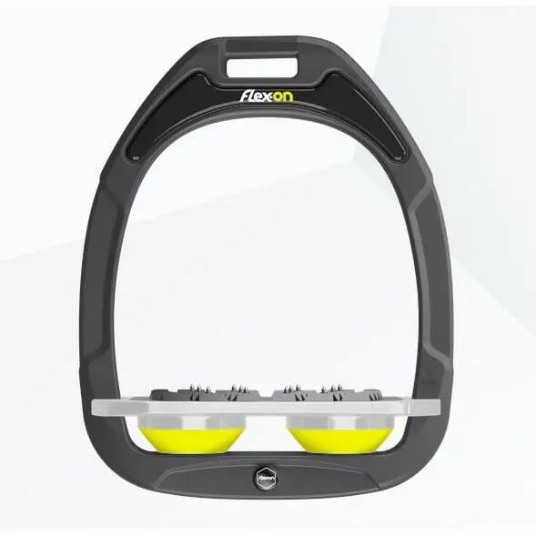 Platte Ultra Grip Beugels Antraciet/Grijs/Geel Flex-On Green Composite