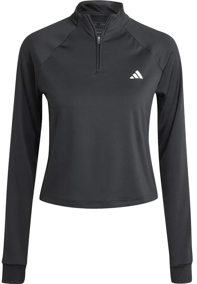Trainingsshirt 1/4 rits voor dames adidas Essentials Minimal Branding