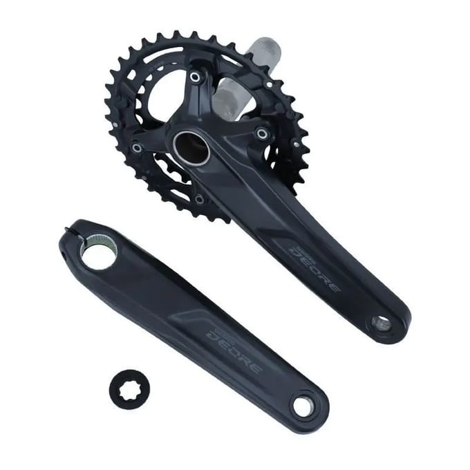 Shimano Deore M5100 96/64 Bcd Crankstel Zwart 170 mm / 36/26t