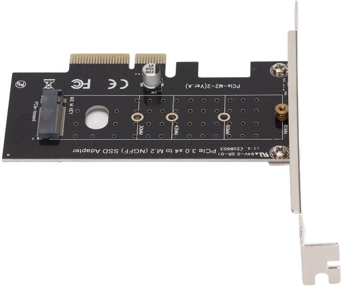 Jhubersproducts M.2 naar 3.0 X4-adapter - PCIe 4x uitbreidingskaart