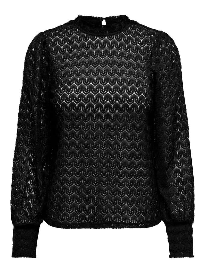 JDY - JDYAVERY L/S LACE TOP JRS Dames Top