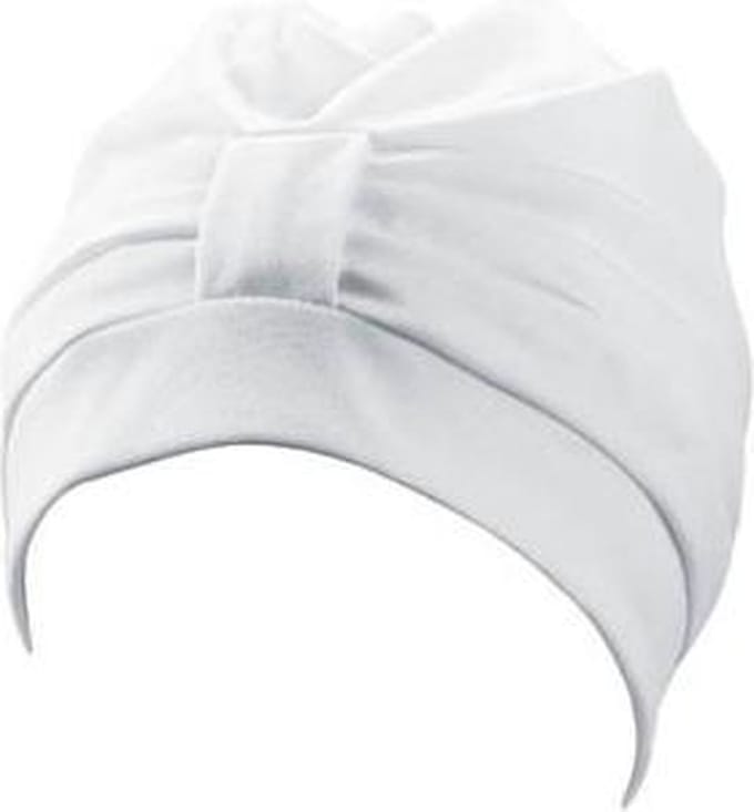 BECO Badmuts - Dames - Stof - Klittenband - Sluiting - Wit