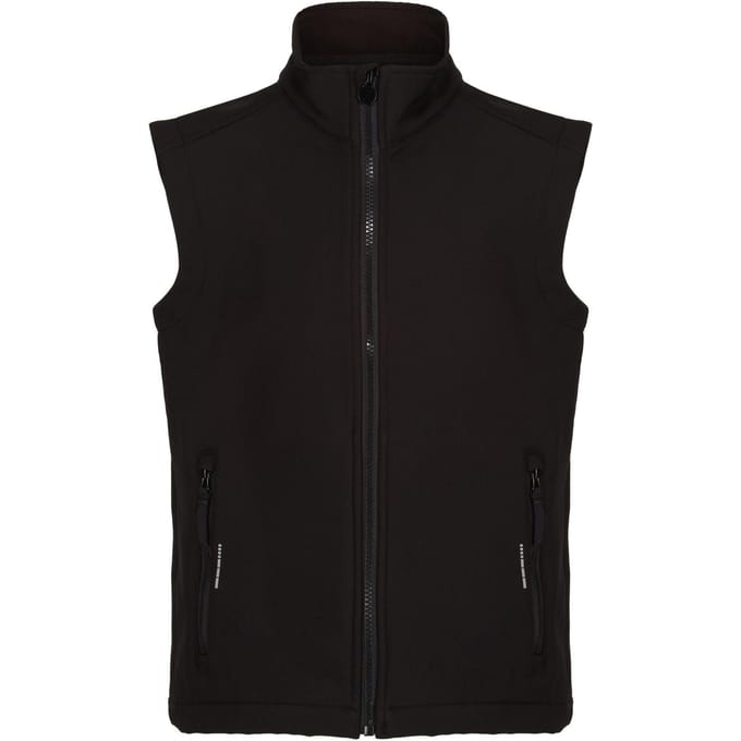 Regatta Kinder/Kids Ablaze Softshell Reflecterend Gilet (Zwart)