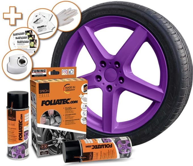 Foliatec Spray Film (Spuitfolie) Set - paars glanzend 2x400ml