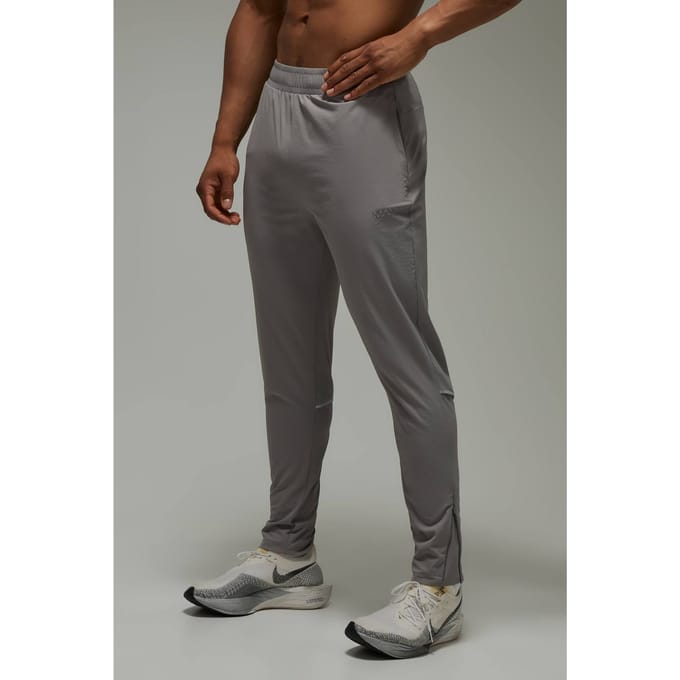 Heren Actieve Hardloop Vent Taps Toelopende Jogger | Grey | Size 2XL