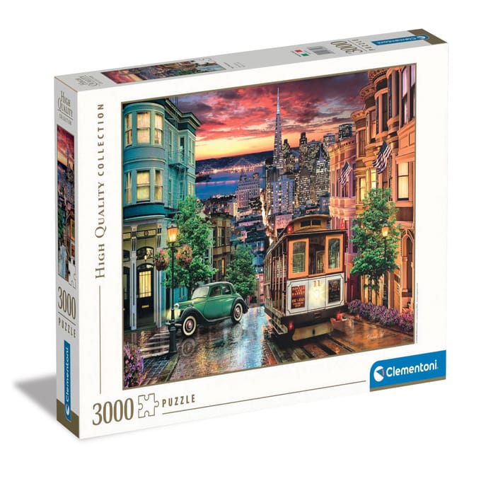 Clementoni - Puzzel - 3000 Stukjes - San Francisco - High Quality Collection - Puzzel Voor Volwassenen