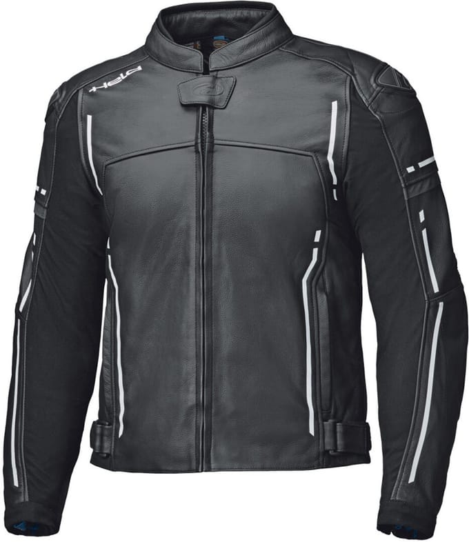 Held Torver Top Zwart Wit Leren Motorjas - Jas