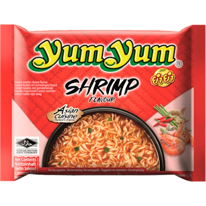 Noodlesoep garnaal