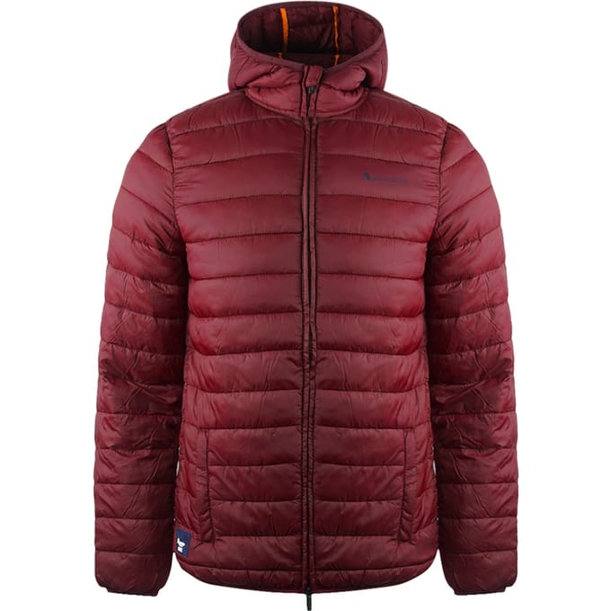 Aquascutum London Logo Bordeaux Red Active Hoodie Jacket