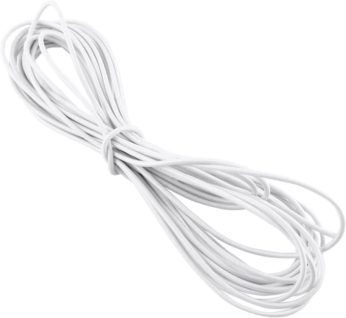 Sterke Elastische Bungee Touw van 10 Meter voor DIY Projecten, Camping en Tuinieren, Wit