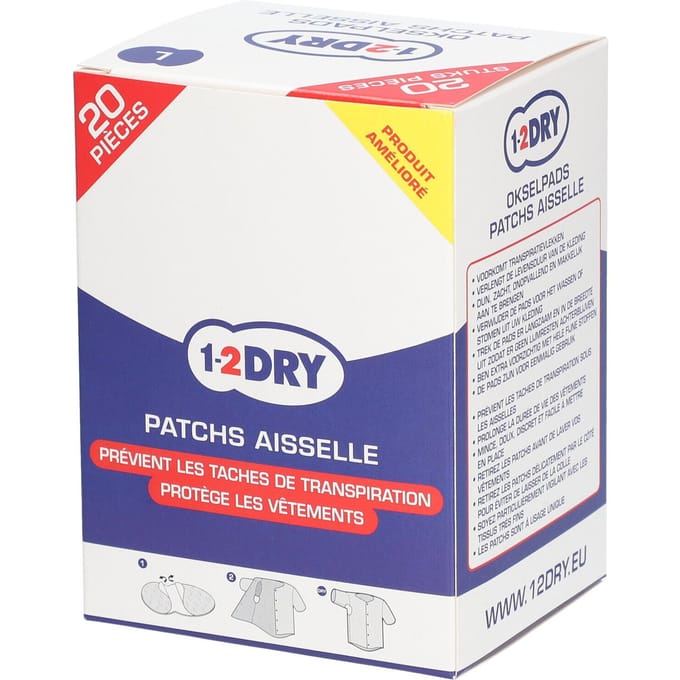20 anti transpirant Okselpads – Wit – Large