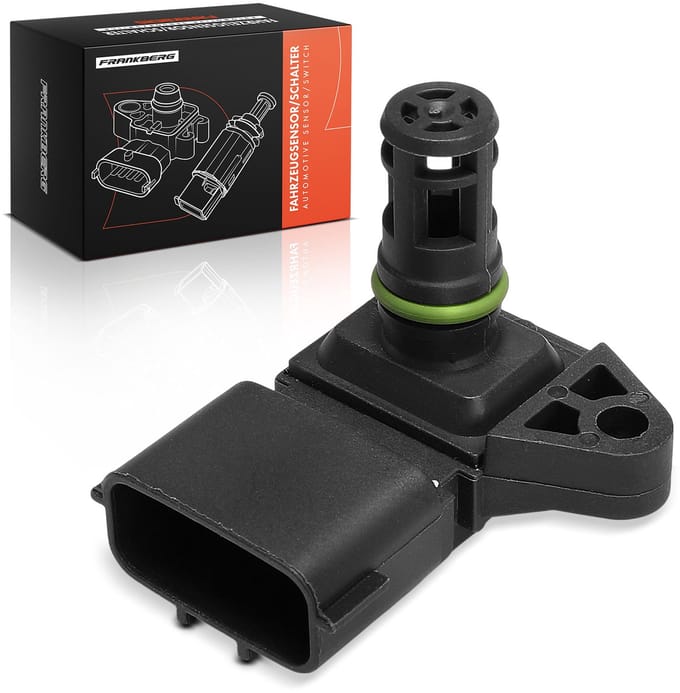 Frankberg 1x uitlaatgasdruksensor druksensor voor KIA Pride DA Peugeot