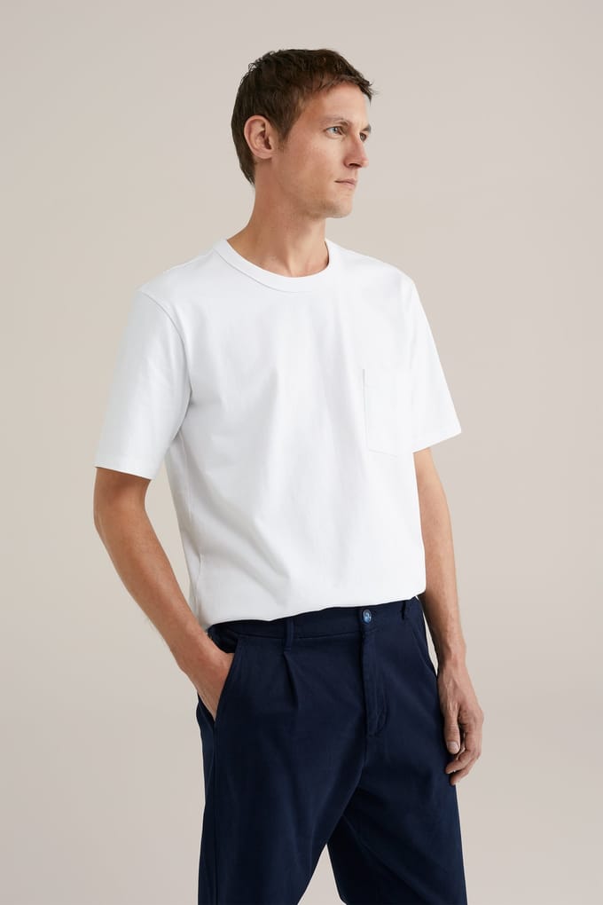 We Fashion T-shirt White Größe: 3XL | Basic T-Shirts Outlet | Herren | Weiß