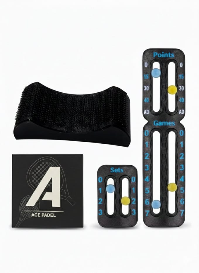 Ace Padel - Scorekeeper + Ballen raper - Combi deal