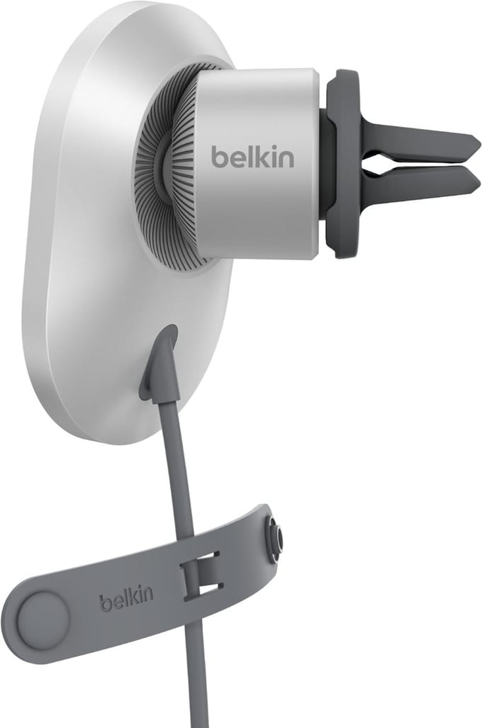 Belkin BoostCharge Pro Magnetische Draadloze autolader - Telefoonhouder ventilatierooster - Zonder adapter