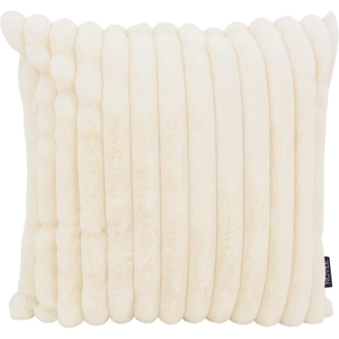NOVÉE Sierkussen rosie rib creme | 45 x 45 cm | polyester