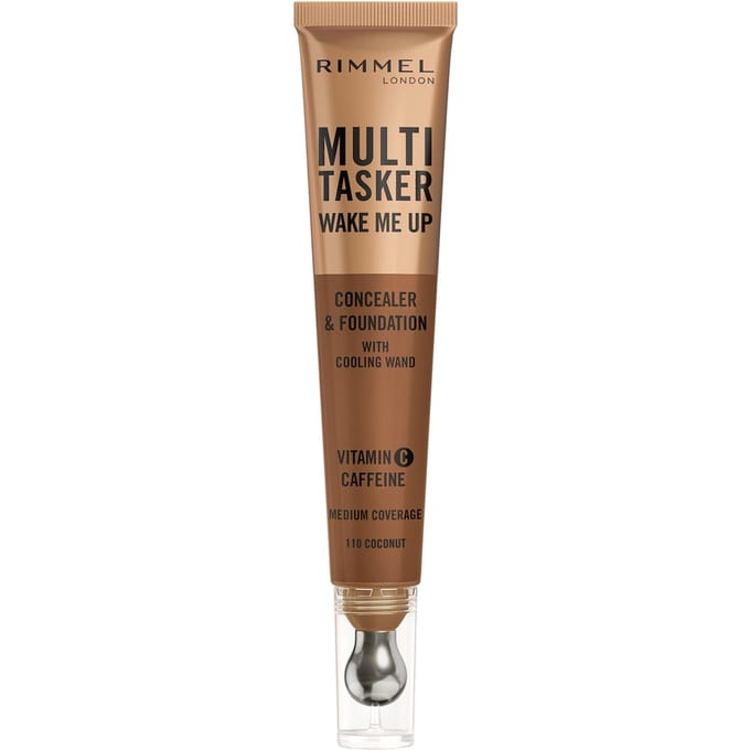 Rimmel Multi-Tasker Wake Me Up Foundation en Concealer 20 ml (Verschillende Tinten) - 110 Warm Coconut