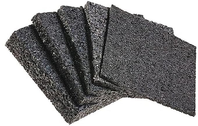 Terraspads 10 mm voor onderconstructies - Set van 100 rubberen steunpads