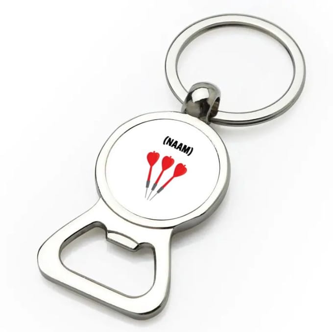 Akyol - darten met eigen naam flesopener - Dartbord - darter - sport - 9 bij 3 cm